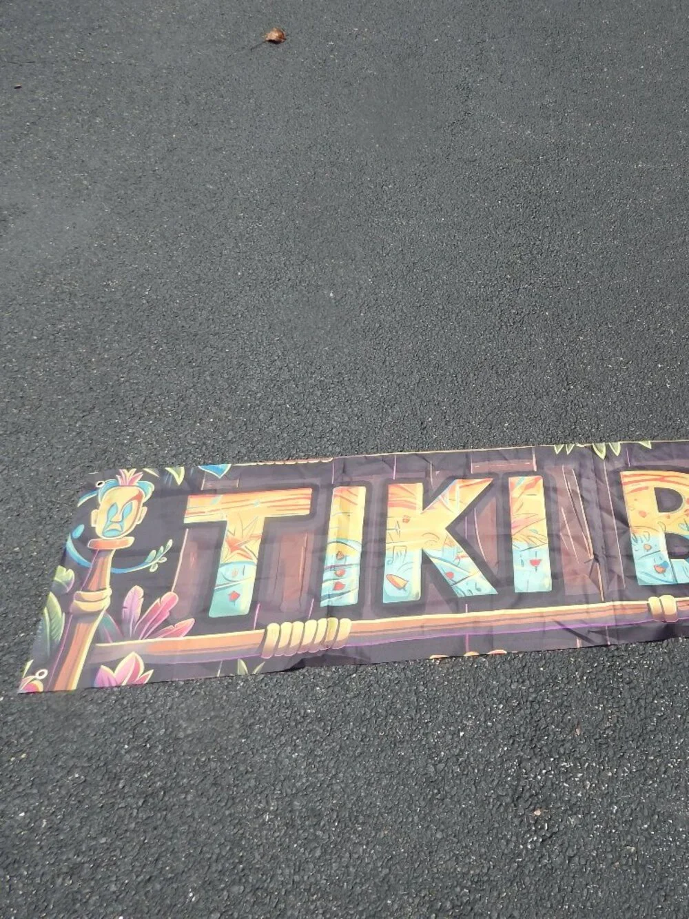 Tiki Bar Banner Sign Size 78
